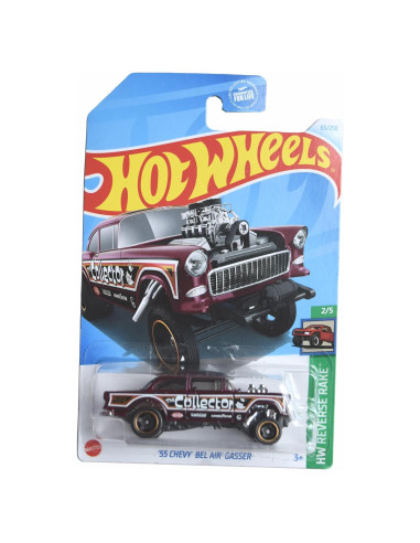 Hot Wheels Chevy Bel Air Gasser 1:64 Mattel Rojo Profundo