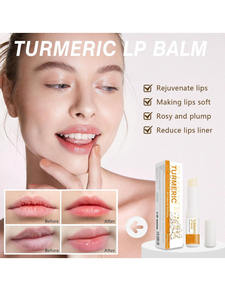 Bálsamo Labial Natural MUREND con Cúrcuma 15g Hidratante