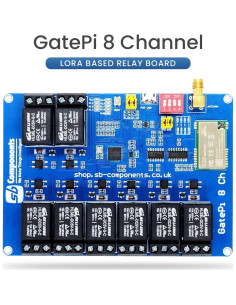 Placa de Relé LoRa 8 Canales GatePi 915MHz - Control Remoto 2