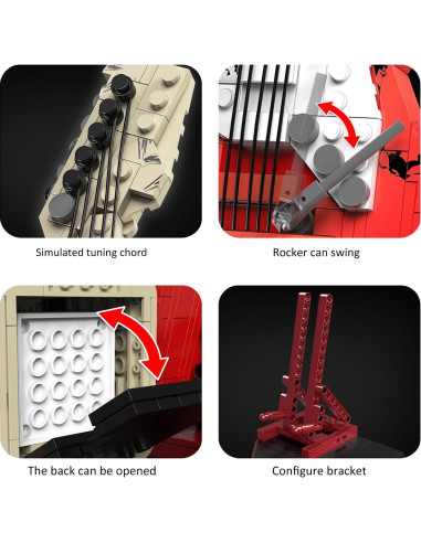 Juego de Construcción de Guitarra DIY Bluetooth XYDongtong