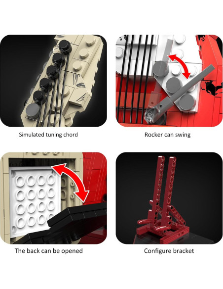 Juego de Construcción de Guitarra DIY Bluetooth XYDongtong