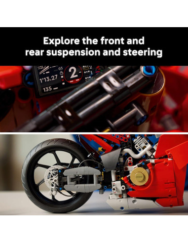 LEGO Technic Ducati Panigale V4 S Motocicleta 1603 Piezas