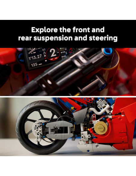 LEGO Technic Ducati Panigale V4 S Motocicleta 1603 Piezas LEGO Technic Ducati Panigale V4 S Motocicleta 1603 Piezas