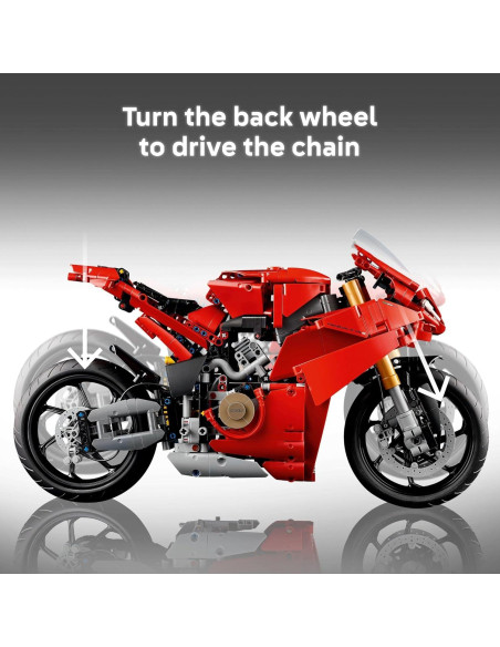 LEGO Technic Ducati Panigale V4 S Motocicleta 1603 Piezas LEGO Technic Ducati Panigale V4 S Motocicleta 1603 Piezas