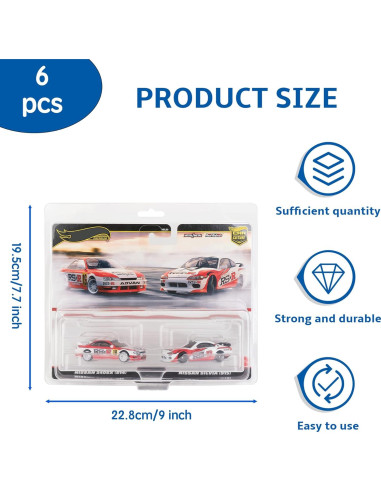6 Estuches Protectores para Hot Wheels - Ruianqipei - Premium