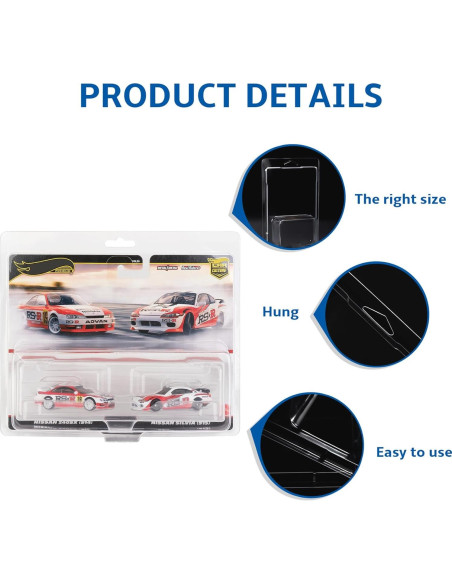 6 Estuches Protectores para Hot Wheels - Ruianqipei - Premium