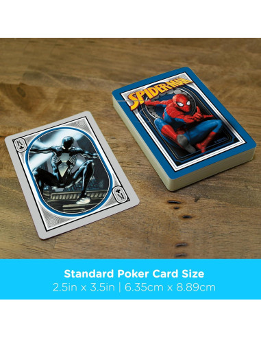 Baraja de Juego Spider-Man AQUARIUS - 54 Cartas Temáticas