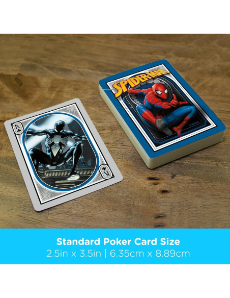 Baraja de Juego Spider-Man AQUARIUS - 54 Cartas Temáticas
