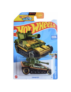 Hot Wheels Tanknator 1:64 Mattel Verde/Dorado 119/250