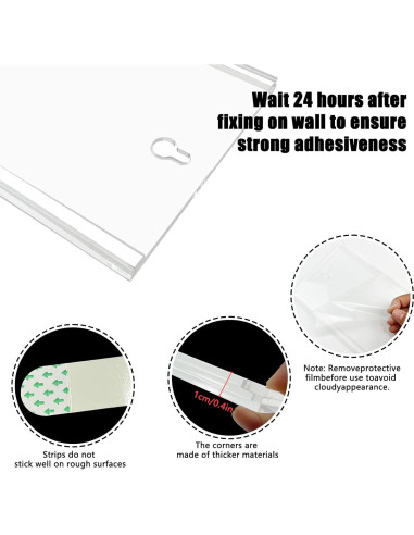 Paquete de 5 estuches de exhibición acrílicos para coches YEXEXINM