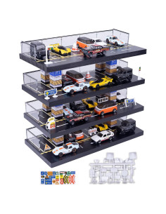 Estuche de exhibición WodGod para coches 1:64 - 4 niveles