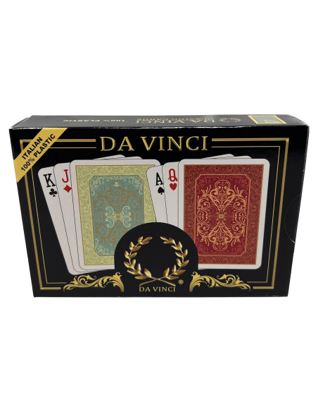 Barajas de Juego DA VINCI Persiano 100% Plástico Set 2