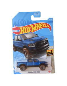 Auto a Escala Hot Wheels Ram 1500 Rebel Azul 1:64