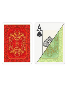 Barajas de Juego DA VINCI 100% Plástico Jumbo Póker