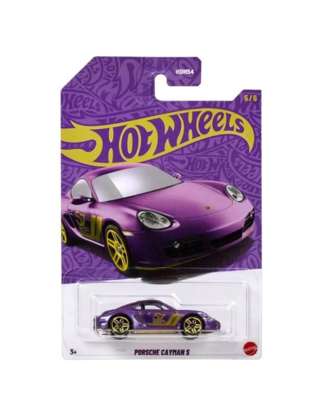 Hot Wheels Porsche Cayman S Perla y Cromo 1:64 57 Aniversario