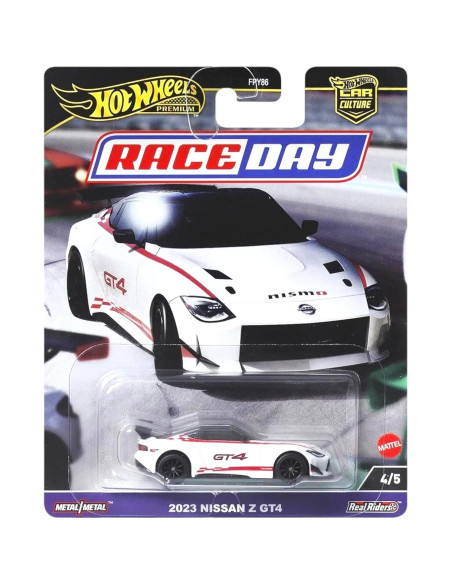 Colección de coches de carrera Hot Wheels - 5 modelos de metal