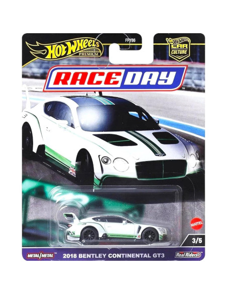 Colección de coches de carrera Hot Wheels - 5 modelos de metal