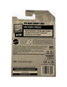 Hot Wheels Audi Avant RS2 1994 Rojo 10.7x10.5x3.2 cm 2