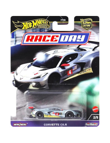 Colección de coches de carrera Hot Wheels - 5 modelos de metal