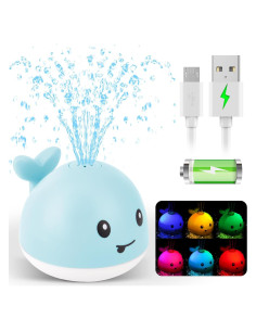 Juguete de baño Ballena Gigilli con luces y rociador 6-14 meses