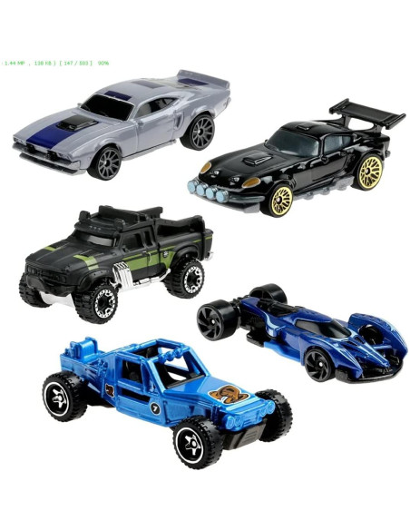 Hot Wheels Rápidos y Furiosos Paquete 10 Autos Juguete 1:64