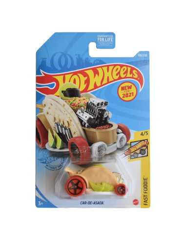 Hot Wheels Camión de Tacos Fast Foodie 1:64 Mattel