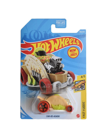 Hot Wheels Camión de Tacos Fast Foodie 1:64 Mattel