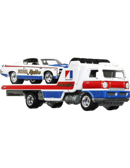Hot Wheels Team Transport 1:64 Mattel '70 AMC Rebel Machine