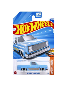 Hot Wheels Chevy Silverado 1983 Azul 1:64 Diecast Coleccionable
