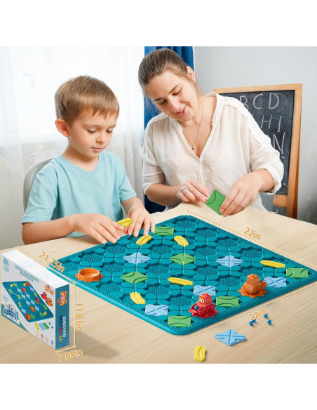 Juego de Mesa Educativo STEM Azul - STEM MATCH 200 Desafíos