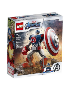 LEGO Marvel Avengers Capitán América Mech Armor 76168 Juguete