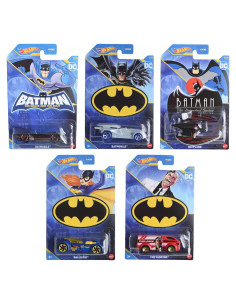 Hot Wheels Batmobile 2023 Conjunto 5 Vehículos Diecast Mattel