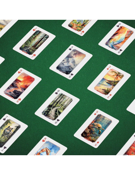 Cartas de Juego Parque Nacional Underdog Games | 52 Piezas Cartas de Juego Parque Nacional Underdog Games | 52 Piezas