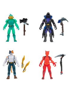 Paquete de 4 Figuras Fortnite Jazwares - Micro Legendarias