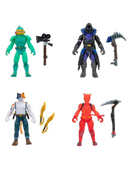 Paquete de 4 Figuras Fortnite Jazwares - Micro Legendarias