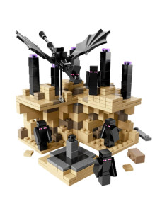LEGO Minecraft Micro World El Fin 21107 10cm Dragón y Enderman