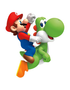 Calcomanías de Pared RoomMates Yoshi y Mario 58 x 81 cm