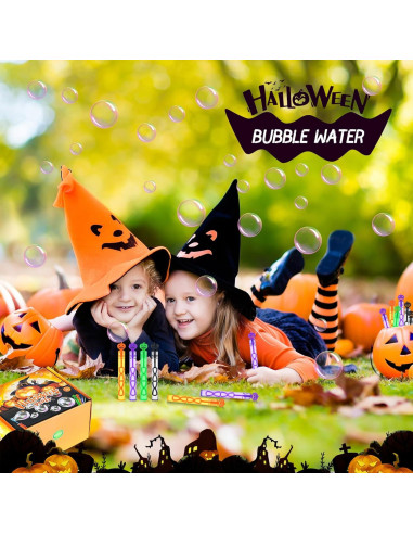 Paquete de 60 Varitas de Burbujas Halloween YBSOP 10.9 cm