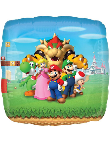 Ramo de Globos Anagram Mario Bros Decoraciones Cumpleaños