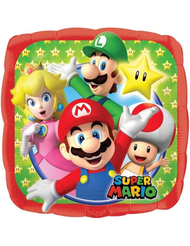 Ramo de Globos Anagram Mario Bros Decoraciones Cumpleaños