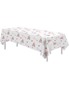 Mantel Desechable Princesa HIPVVILD 137x274 cm - Paquete de 3 2