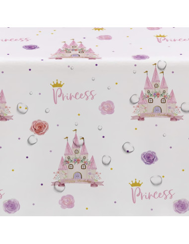 Mantel Desechable Princesa HIPVVILD 137x274 cm - Paquete de 3