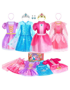 Disfraz de Princesa para Niñas BIBUTY 3-6 Años con Accesorios