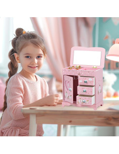 Caja de Joyería Rosa Castillo JIUYUADEZ para Niñas 2