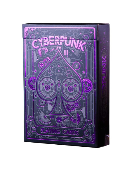 Baraja de Cartas Cyberpunk Elephant - Púrpura, 80g, eBook
