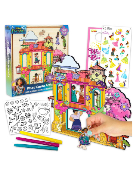 Juego de Actividades de Madera Disney Casita Encanto - 101 Piezas Juego de Actividades de Madera Disney Casita Encanto - 101 Piezas