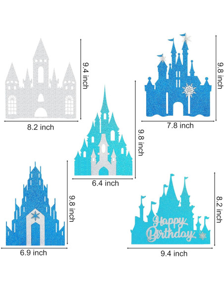 Centro de Mesa Castillo Congelado 5 Piezas C L Cooper Life