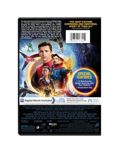 Spider-Man: Sin Camino a Casa - DVD + Digital - Sony