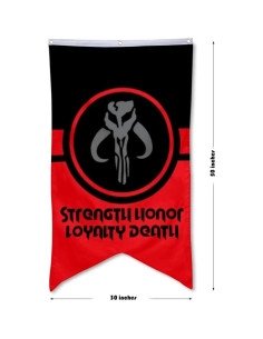 Banner Mandaloriano 30x50 cm para Man Cave 2