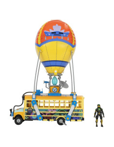 Vehículo Fortnite Battle Bus Deluxe Jazwares 35 cm con figura